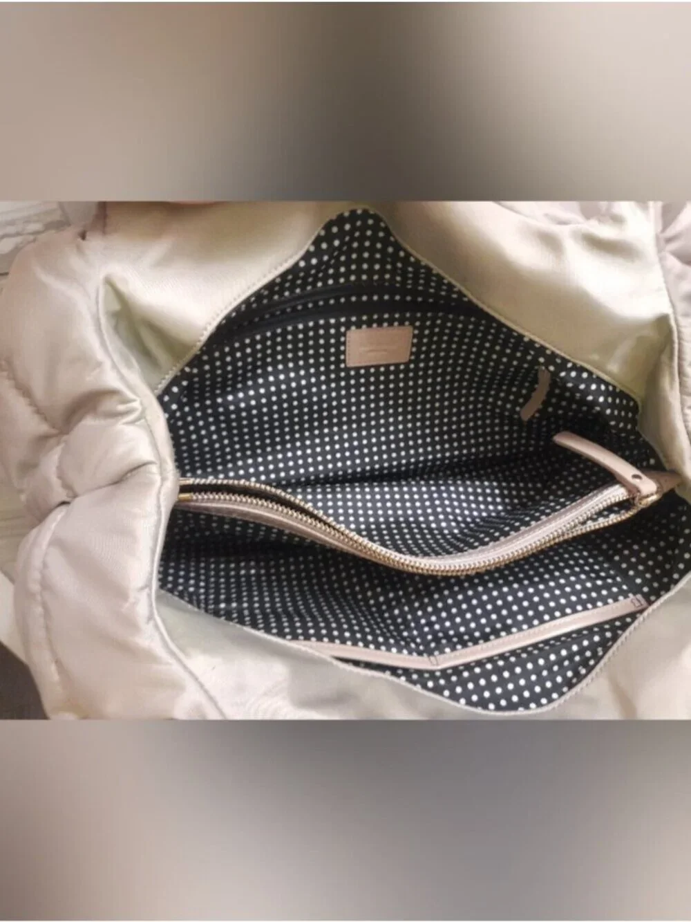 Kate Spade Puffer Nylon Puffer Satchel Shoulder Tote Bag